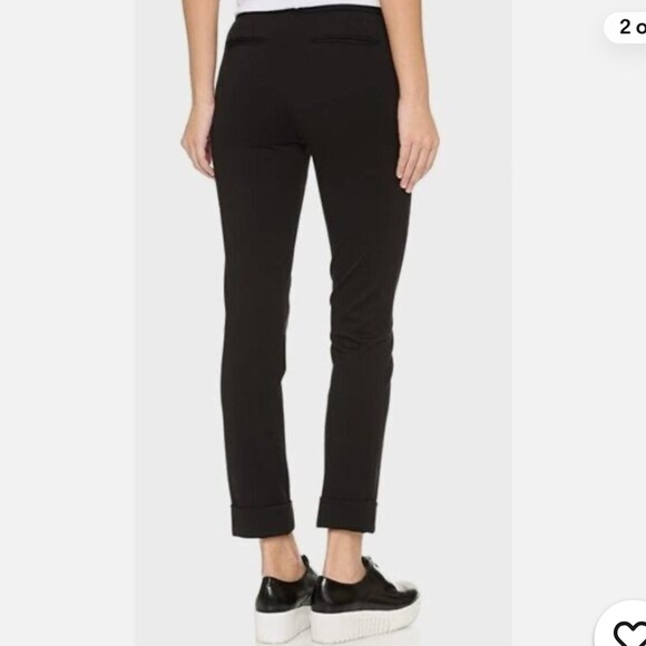 ATM Anthony Thomas Melillo Ponte Slim Pant Straight Leg Stretch Trouser Black, 4 - Picture 2 of 10